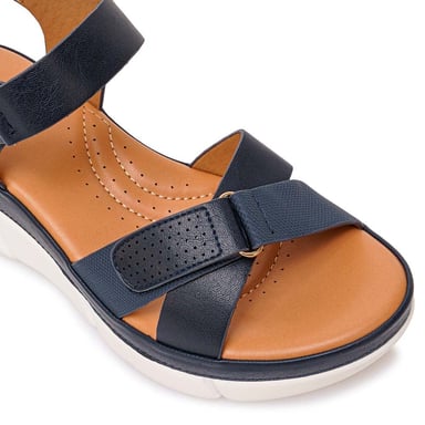 SANDALIA D'ORSAY CASUAL ANA-2519 AZUL DEN ADV - 3