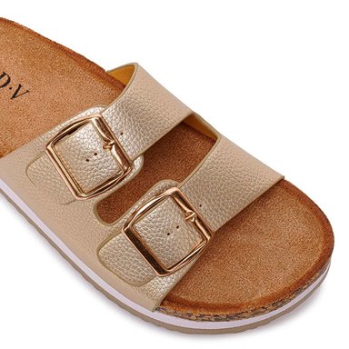 SANDALIA SLIDE CASUAL ANA-2521 DORADO ADV - 3
