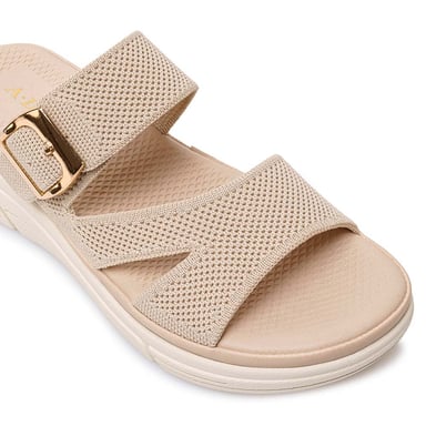 SANDALIA STRAP CASUAL ANA-2614 HUESO ADV - 3