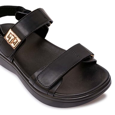 SANDALIA STRAP CASUAL ANA-2620 NEGRO ADV - 3
