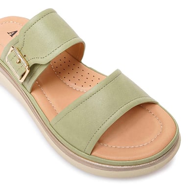 SANDALIA STRAP CASUAL ANA-2615 VERDE/MENTH ADV - 3