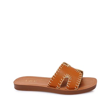 SANDALIA SLIDE CASUAL CAMI-2602 NATURAL ADV - 1