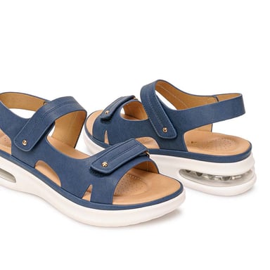 SANDALIA STRAP CASUAL ABY-2608 AZUL DENIM ADV - 2