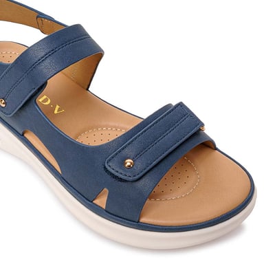 SANDALIA STRAP CASUAL ABY-2608 AZUL DENIM ADV - 3