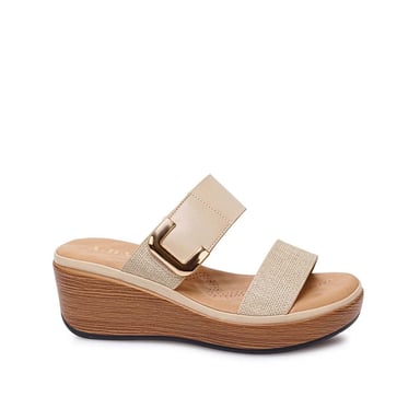 SANDALIA STRAP CASUAL ANA-2609 HUESO ADV - 1