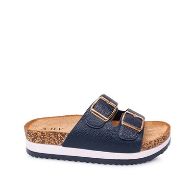 SANDALIA SLIDE CASUAL ANA-2521 PATRIO/BLUE ADV - 1