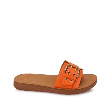 SANDALIA SLIDE CASUAL CAMI-2603 NARANJA ADV - 1