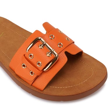 SANDALIA SLIDE CASUAL CAMI-2603 NARANJA ADV - 3