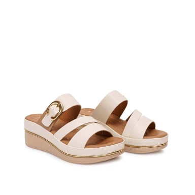 SANDALIA D'ORSAY CASUAL ANA-2508 HUESO ADV - 4