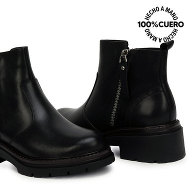 BOTIN CHELSEA FER-2639 NEGRO VIALE CUERO - 3