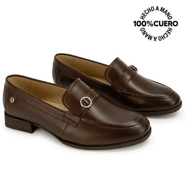 ZAPATO MOCASÍN LE-2615 TOFFE VIALE CUERO - 4
