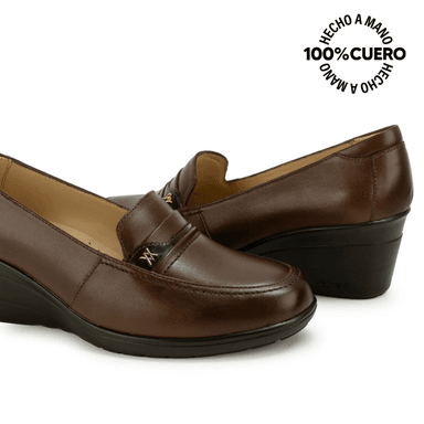 ZAPATO MOCASÍN LE-2614 TOFFE VIALE CUERO - 2