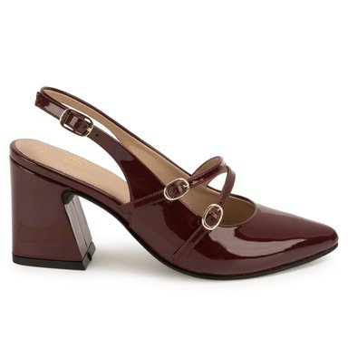ZAPATO MEDIA ESTACION STILETTO DON-2645 HUESO PIAZZA - 1