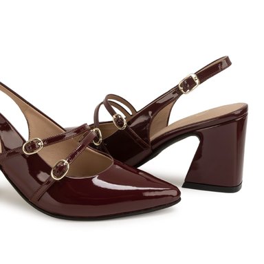 ZAPATO MEDIA ESTACION STILETTO DON-2645 HUESO PIAZZA - 2