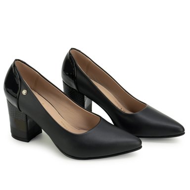 ZAPATO STILETTO DON-2640 NEGRO PIAZZA - 4