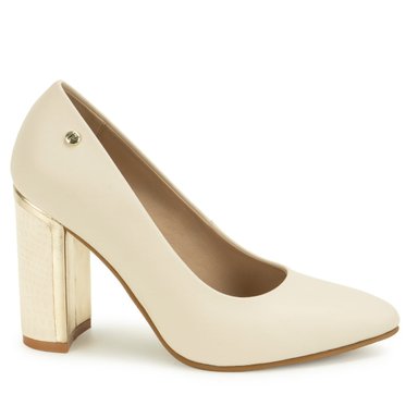 ZAPATO STILETTO DON-2637 HUESO PIAZZA - 1