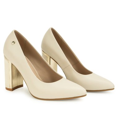 ZAPATO STILETTO DON-2637 HUESO PIAZZA - 4