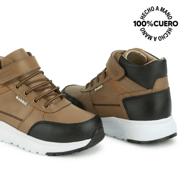BOTIN DERBY ANGEL-2631 TOFFE RABBIT CUERO - 2