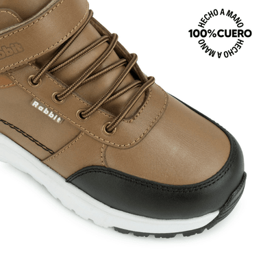 BOTIN DERBY ANGEL-2631 TOFFE RABBIT CUERO - 3