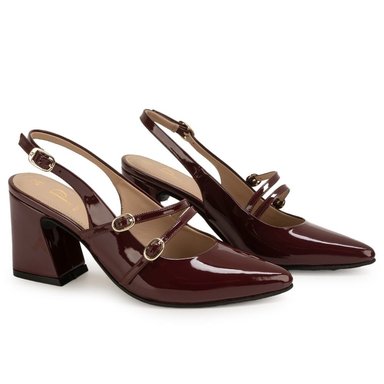 ZAPATO MEDIA ESTACION STILETTO DON-2643 CHERRY PIAZZA - 5