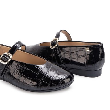 ZAPATO BALLERINA MARISA-2609 NEGRO PIAZZA - 2