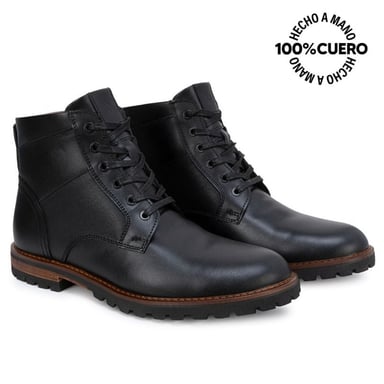BOTIN DERBY RICARDO-2609 NEGRO VIALE HOMME CUERO - 4