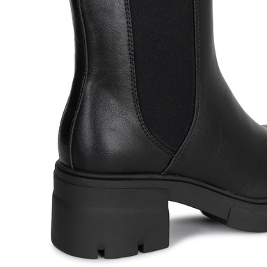BOTIN CHELSEA CASUAL DAVI-2616 NEGRO SINTETICO ANN D VIAN - 3