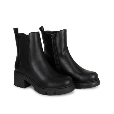 BOTIN CHELSEA CASUAL DAVI-2616 NEGRO SINTETICO ANN D VIAN - 4