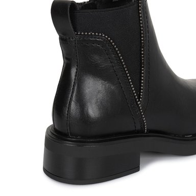 BOTIN CHELSEA CASUAL DAVI-2617 NEGRO SINTETICO ANN D VIAN - 3