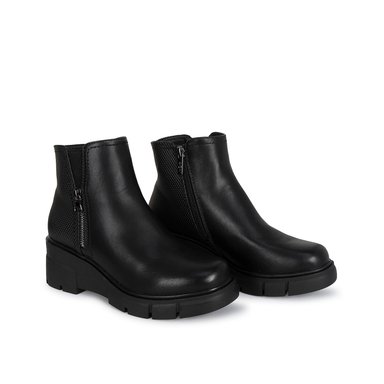 BOTIN CHELSEA CASUAL DAVI-2621 NEGRO SINTETICO ANN D VIAN - 5