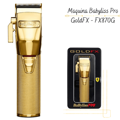 MAQUINA CORTADORA BABYLISS PRO FX870G PROFESIONAL INALÁMBRICA GOLD FX870