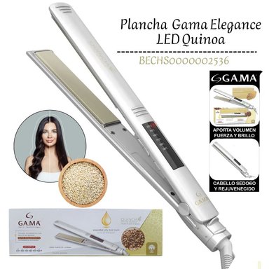 PLANCHA ALISADORA GAMA QUINOALED QUINOA ELEGANCE LED