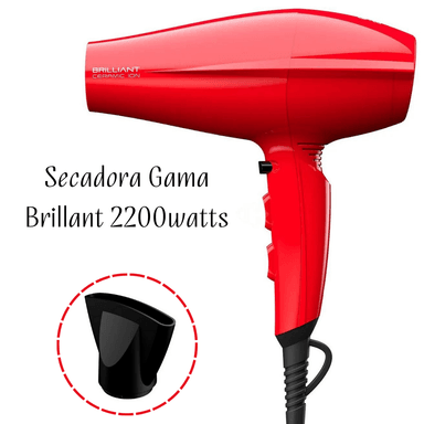 SECADORA CABELLO GAMA BRILLANT 2200W CERAMIC ION