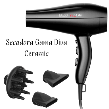 SECADORA DE CABELLO PROFESIONAL GAMA DIVA CERAMIC AC