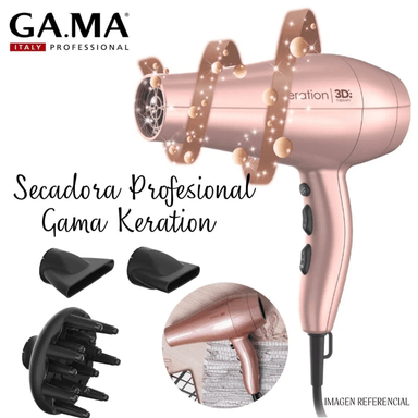 SECADORA  DE CABELLO GAMA PROFESIONAL KERATION THERAPY 3D