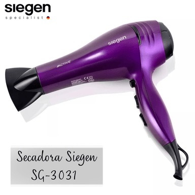 SECADORA DE CABELLO SIEGEN ION ACTIVE SG3031 - 2