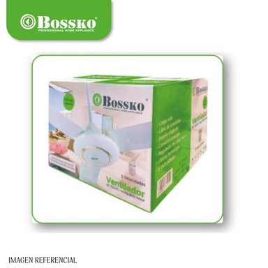 VENTILADOR DE TECHO BOSSKO 56" DOBLE RODAJE - 90 WATTS BK-8230VTE - 3