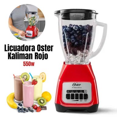 LICUADORA OSTER BLSTKAGMPB 2 VELOCIDADES MAS PULSADOR ROJO