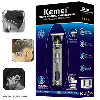 AFEITADORA KEMEI KM700H TRIMMER RECARGABLE - - 5