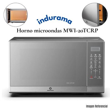 HORNO MICROONDAS INDURAMA MWI-20CRP - PLOMO