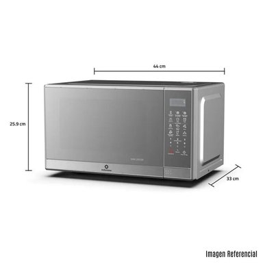 HORNO MICROONDAS INDURAMA MWI-20CRP - PLOMO - 3