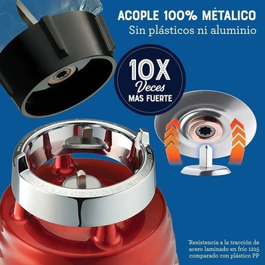 LICUADORA OSTER CLASICA 3 VEL. CON PERILLA BLST4126R - ROJO - 3
