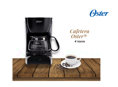 CAFETERA ELÉCTRICA OSTER BVSTDCDR5N FILTRO 4 TAZAS NEGRO - 4