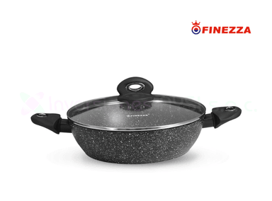 OLLA FINEZZA FZ-P378TM NEGRO ANTIADHERENTE GRANITO 32 CM