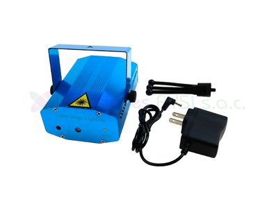 DECORACION FIESTA MP-LUCES AZUL MINI PROYECTOR LASER ROJO VERDE AUDIORITMICO FIGURAS – NAVIDAD - 3