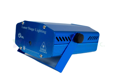 DECORACION FIESTA MP-LUCES AZUL MINI PROYECTOR LASER ROJO VERDE AUDIORITMICO FIGURAS LLUVIA - 2