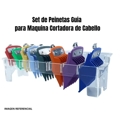 PEINE CLIPPER AZUL ELÉCTRICO GUÍAS REFORZADOS PARA MAQUINAS WAHLCOLORES NRO 45505