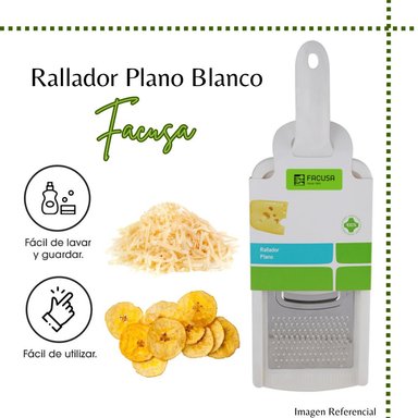 RALLADOR PLANO BLANCO FACUSA-BLISTER