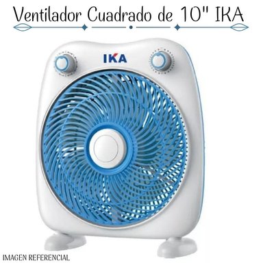 VENTILADOR DE MESA 745214 40 WATTS CUADRADO MARCA IKA - 1