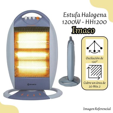 ESTUFA IMACO HALOGENA HH1200 -1200 WATTS